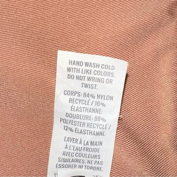 Aerie Leopard Print One Shoulder Wrap Bandeau Bikini Top Size Small - Picture 10 of 12